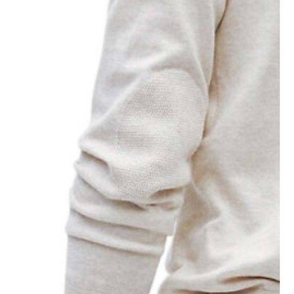 NEW Mango Cotton-Cashmere V-Nick Sweater, White - Picture 4 of 6